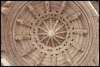 Ranakpur, Ceiling of Chaumuka Temple (Jain)